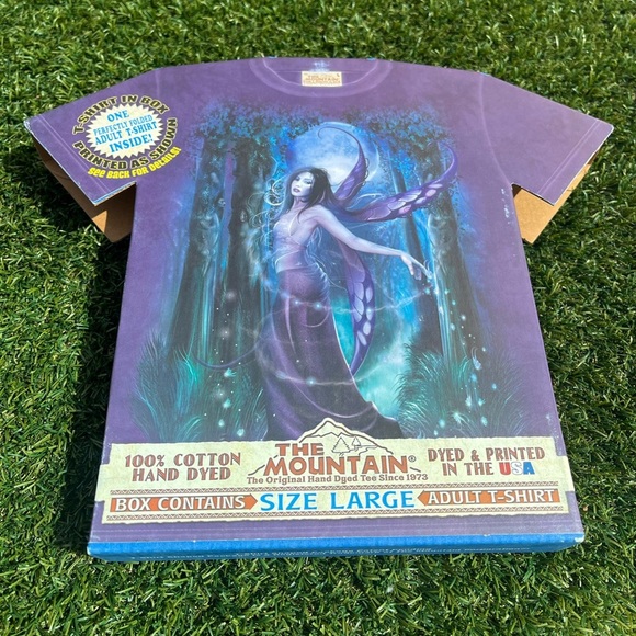 VTG 00’s / Y2K Deadstock The Mountain Purple Moon Fairy Tee - Picture 1 of 7